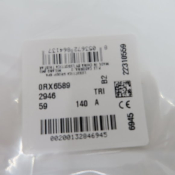 Ray-Ban Gold & Black RB 6589 2946 Semi Rimless New - Picture 7 of 8